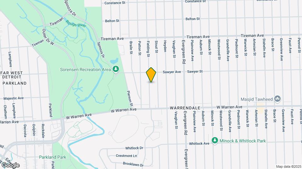 7368 Fielding St Map and Location Details