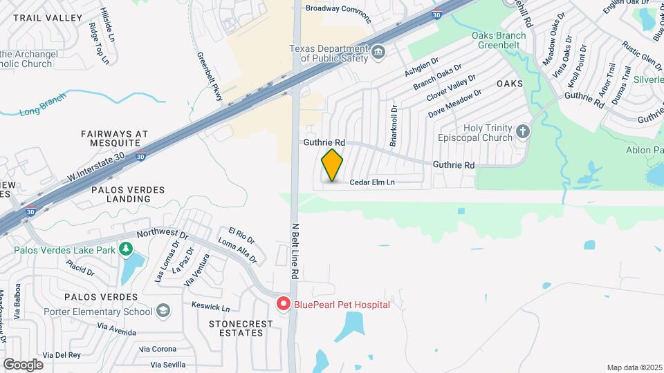 2410 Cedar Elm Ln Map and Location Details