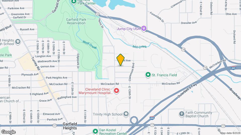 12322 Garland Ave Map and Location Details