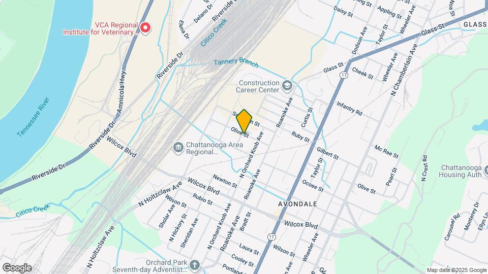 1812 Olive St Map and Location Details