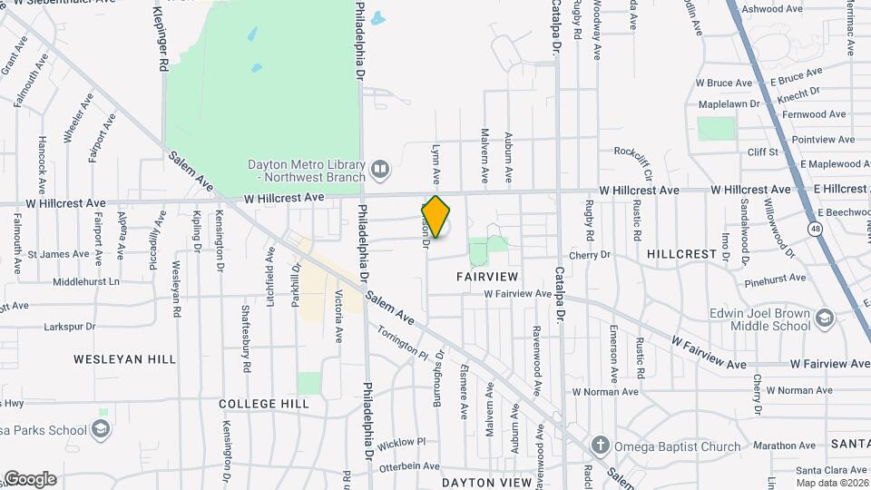 960 Sherwood Dr Map and Location Details