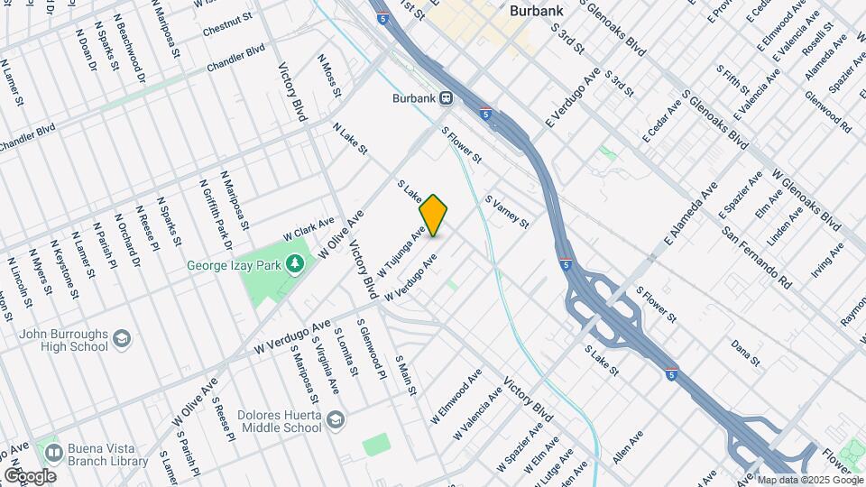 225 W. Verdugo Mapa y Detalles de la Ubicación