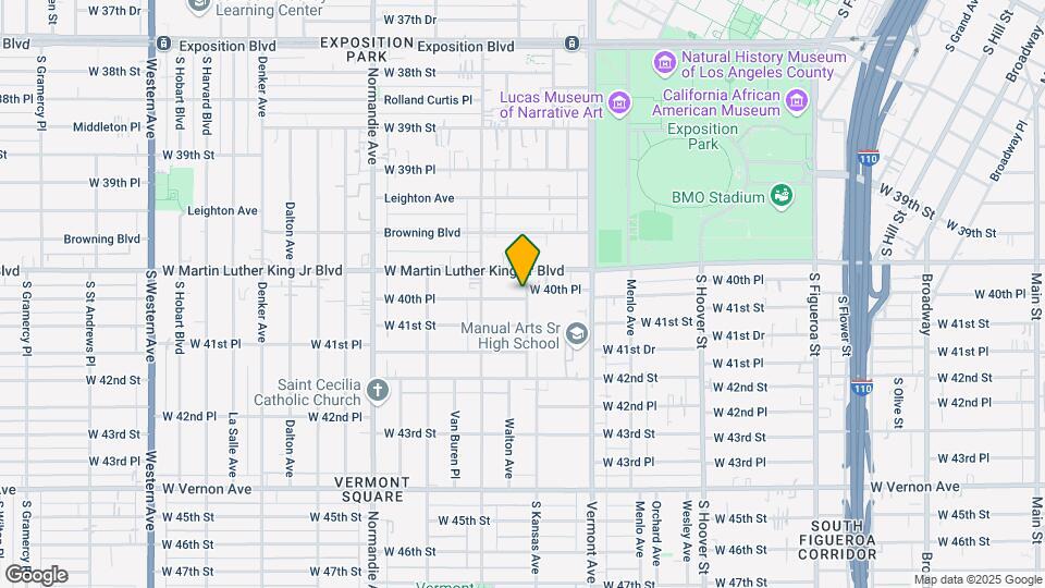 1103 W 40th Pl Map and Location Details