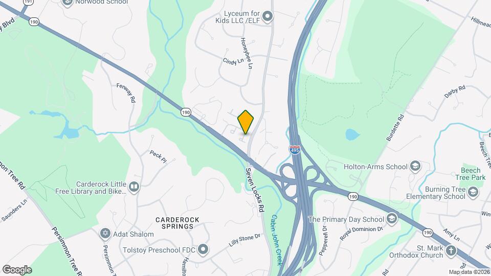 8017 Rising Ridge Rd Map and Location Details