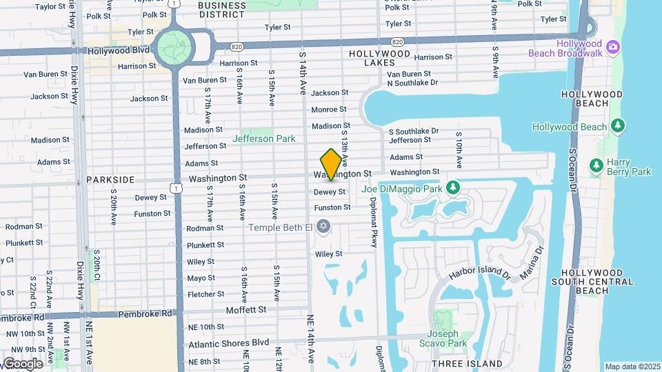 1315 Dewey St Map and Location Details