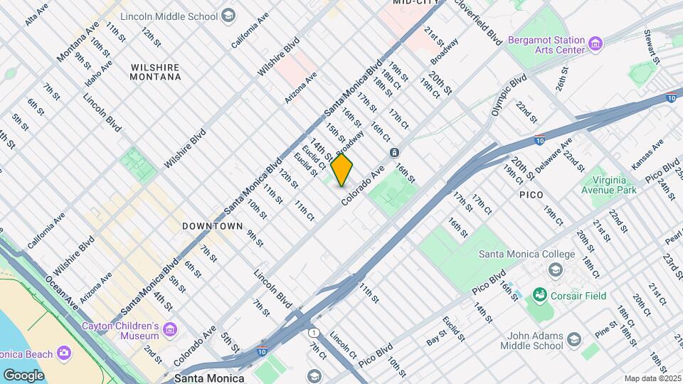 1547 Euclid St Map and Location Details