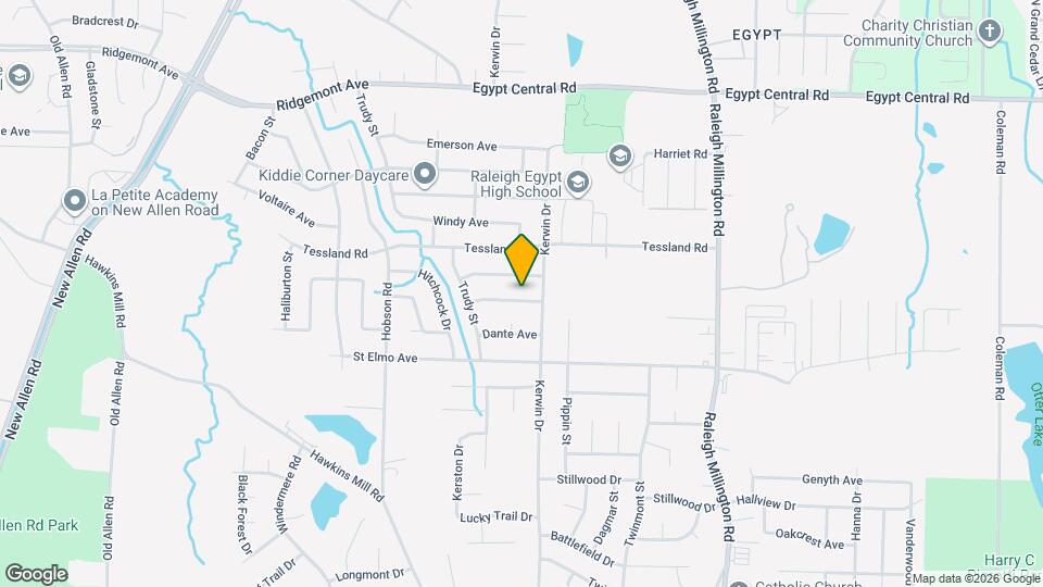 3902 Trufant Ave Map and Location Details
