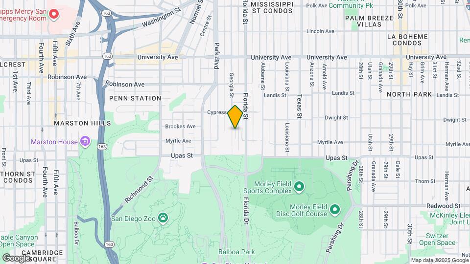 3527 Georgia St, Unit 3527 Map and Location Details