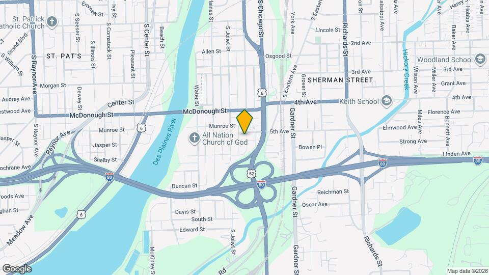 463 S Ottawa St Map and Location Details