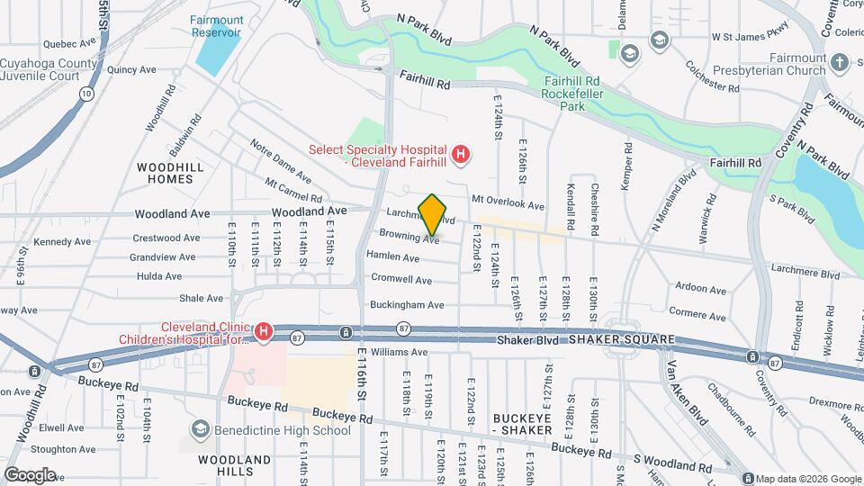 11920 Browning Ave Mapa y Detalles de la Ubicación