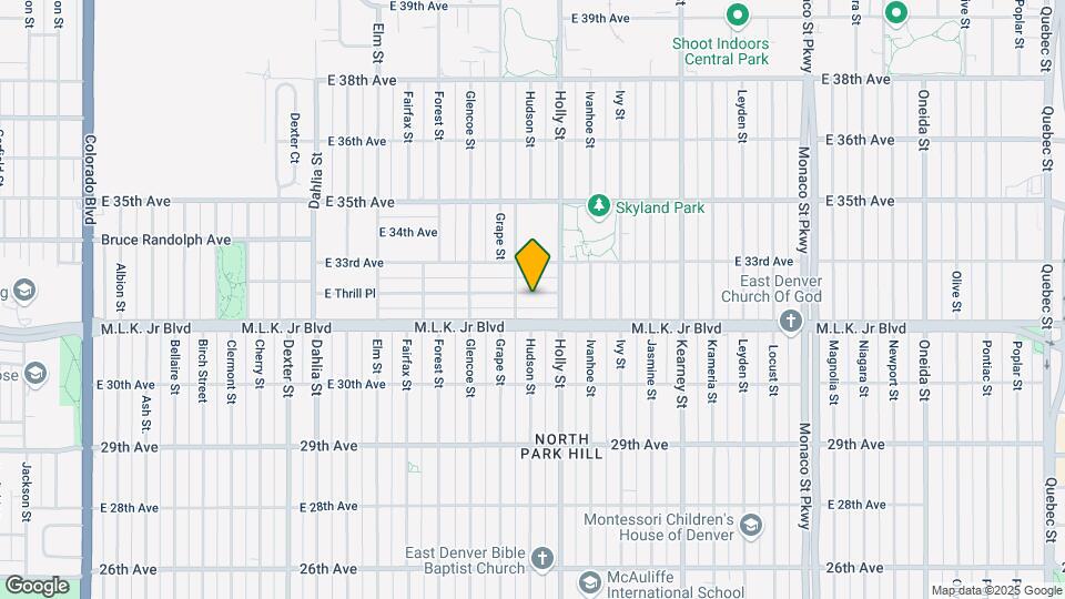 5520 E Thrill Pl Map and Location Details