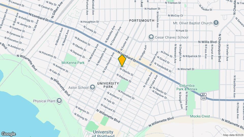 5277 N Oberlin St Map and Location Details