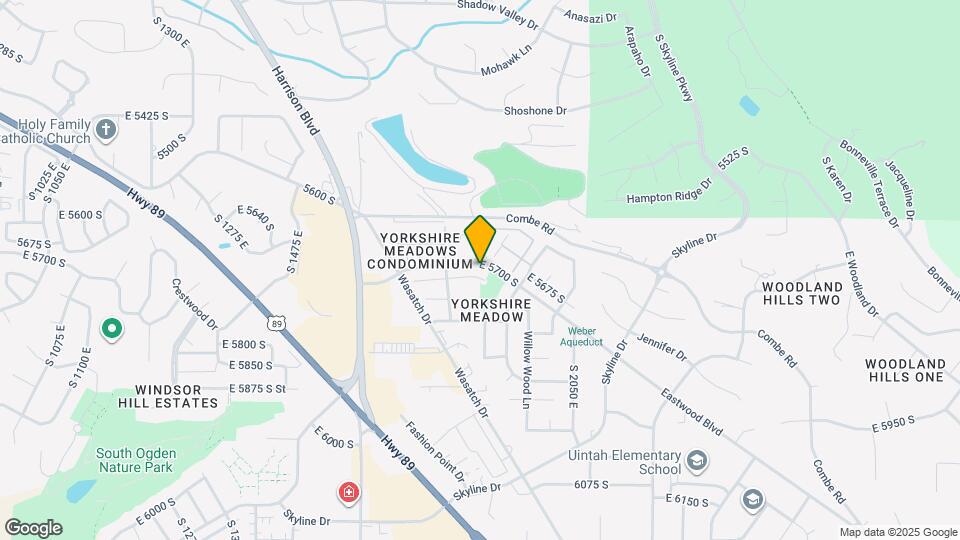 1892 E 5725 S Map and Location Details