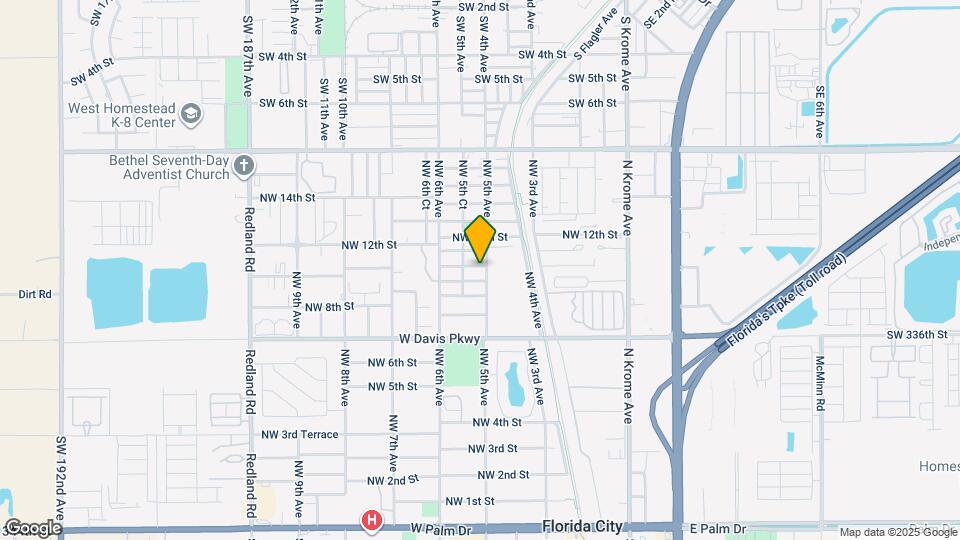 521 NW 10th St Map and Location Details