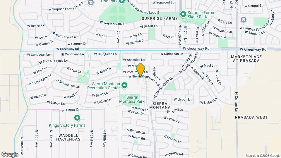 17758 W Langer Ln Map and Location Details