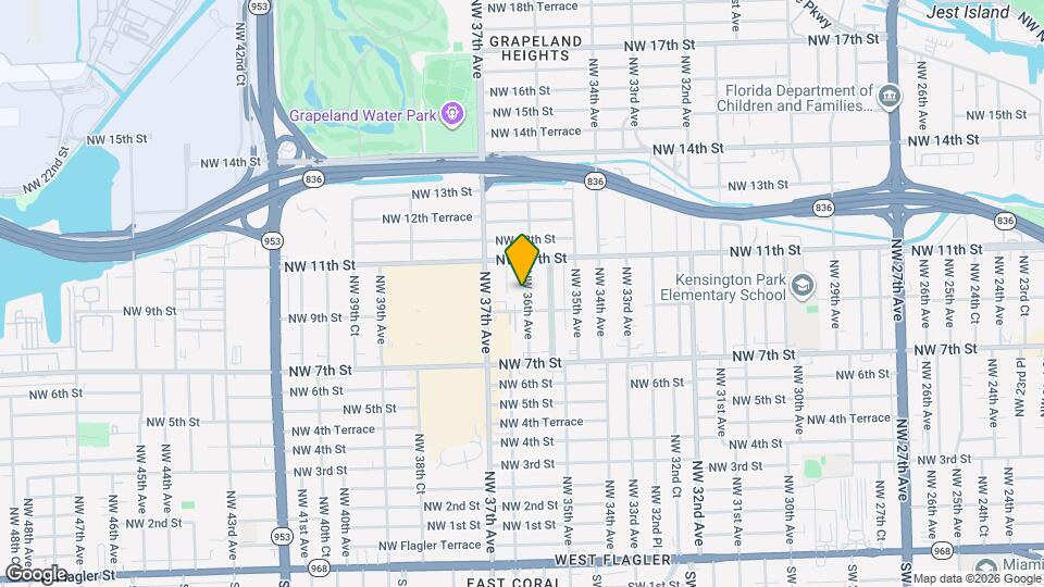 950 NW 36th Ave Map and Location Details