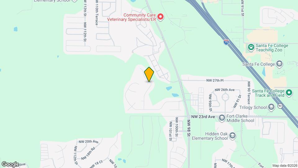 2710 NW 104th Ct Map and Location Details