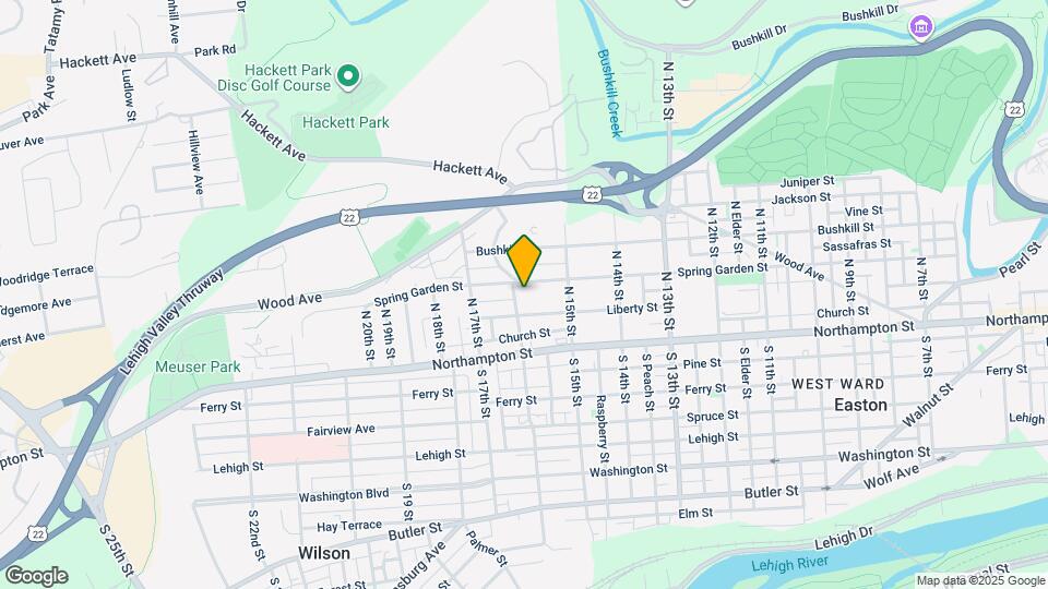 121 N 16th St Map and Location Details