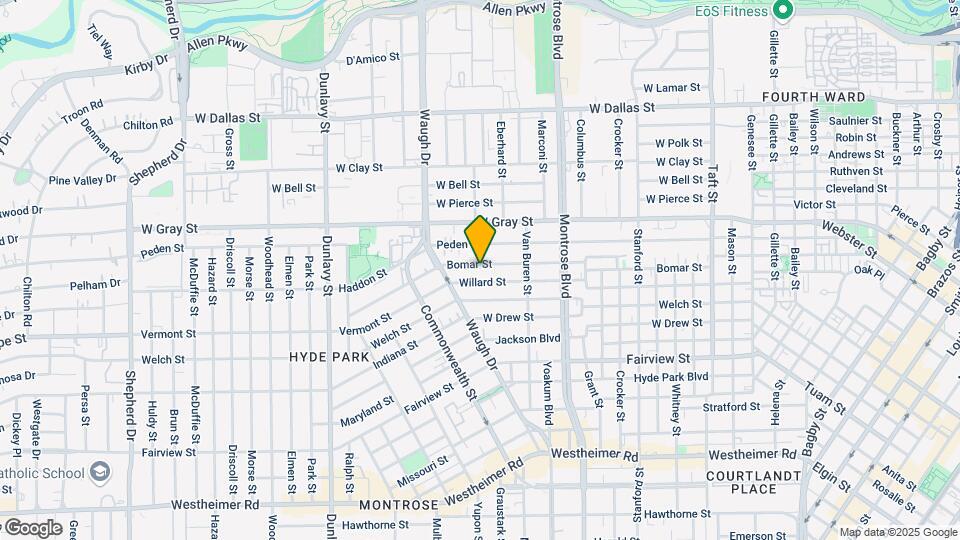 1301 Bomar St Map and Location Details