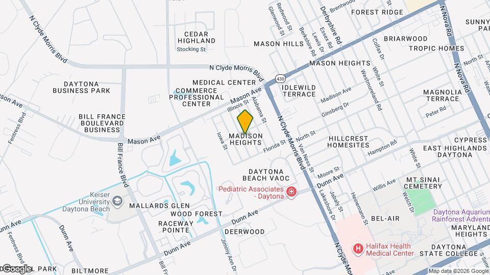 741 Kentucky St Map and Location Details