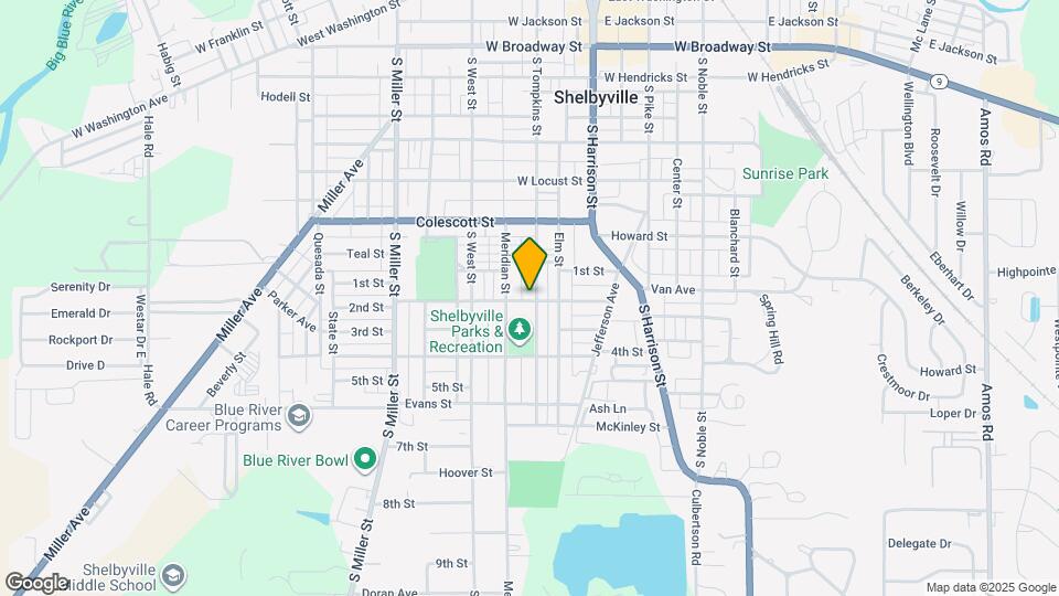 879 S Tompkins St Map and Location Details