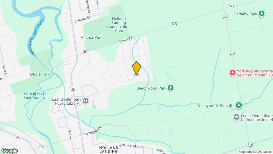 70 Forest Edge Crescent Map and Location Details