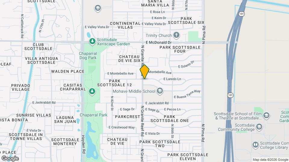 8401 E San Miguel Ave Map and Location Details