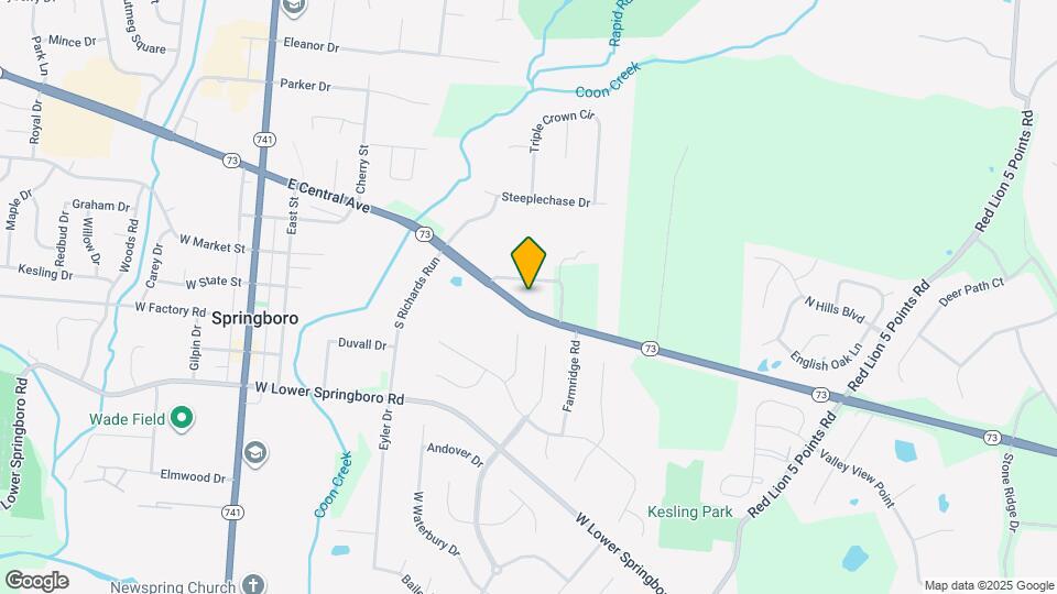 318 E Central Ave Map and Location Details