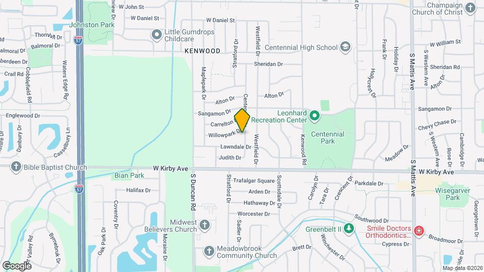 1403 Centennial Dr Map and Location Details