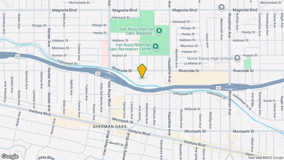 4716 Tyrone Ave Map and Location Details