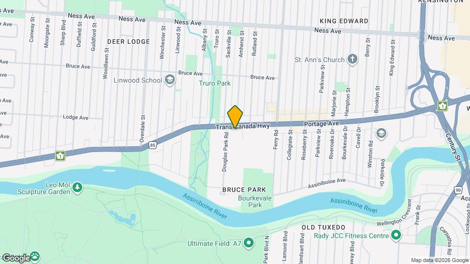 1924 Portage Av Map and Location Details