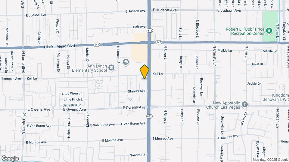 1761 N Nellis Blvd Map and Location Details