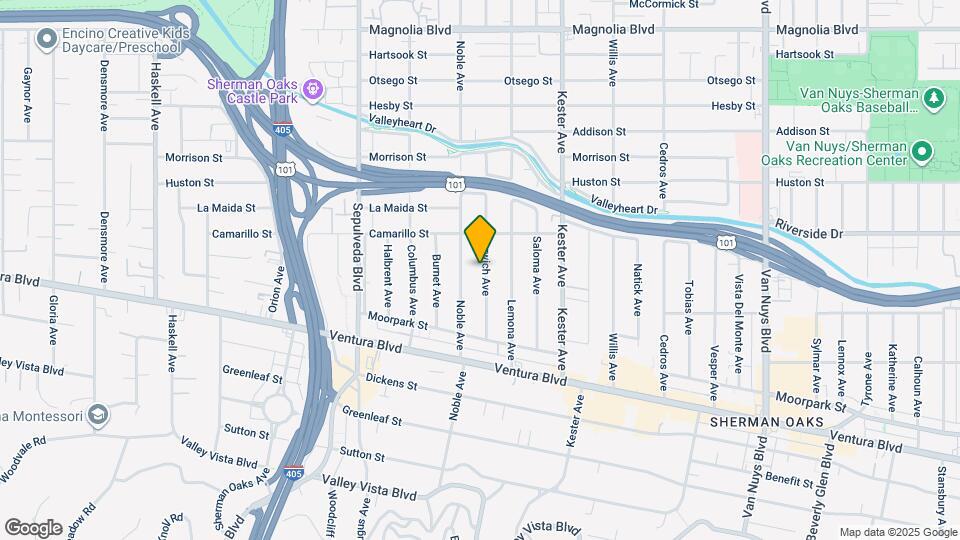 4723 Norwich Ave Mapa y Detalles de la Ubicación