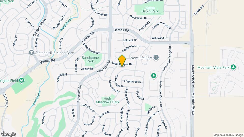 4494 Crow Creek Dr Map and Location Details