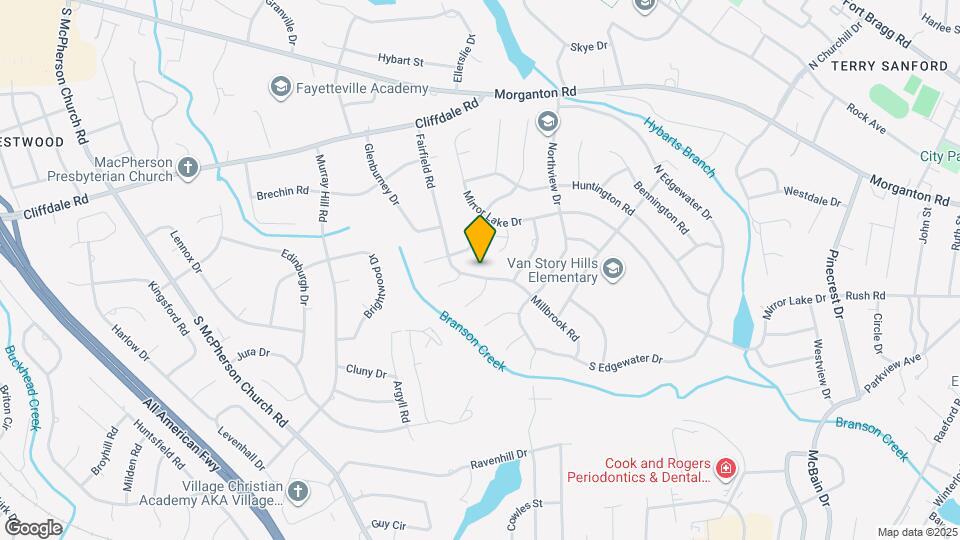 2818 Millbrook Rd Map and Location Details