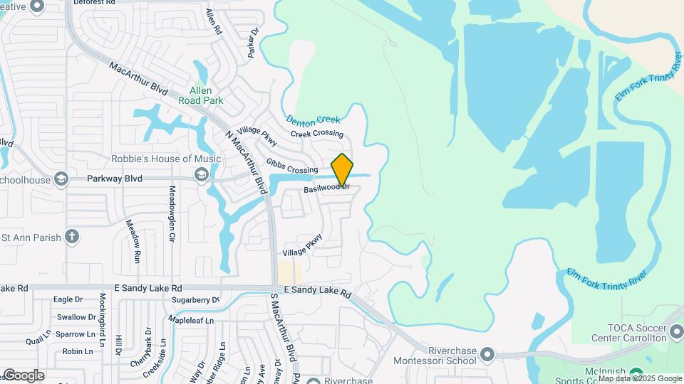 1025 Basilwood Dr Mapa y Detalles de la Ubicación