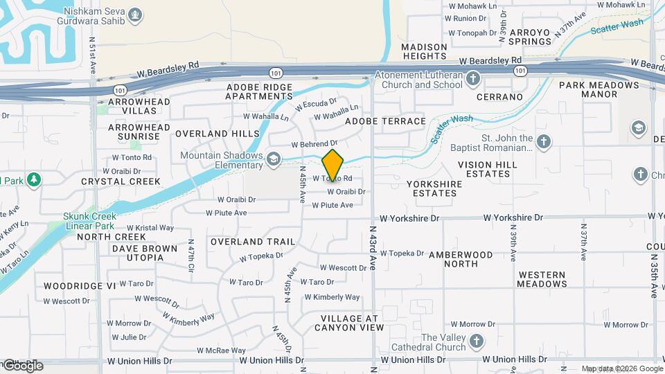 4430 W Oraibi Dr Map and Location Details