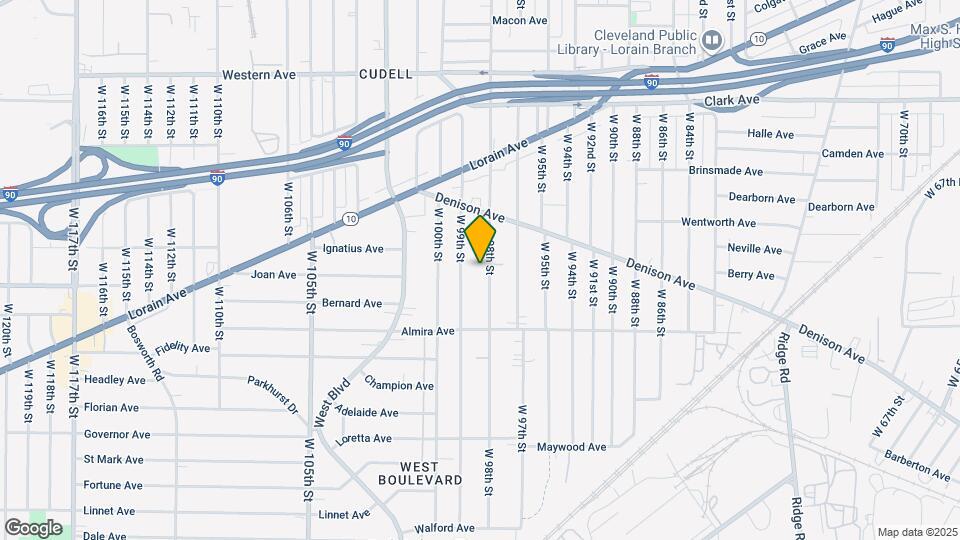 3300 W 98th St Map and Location Details