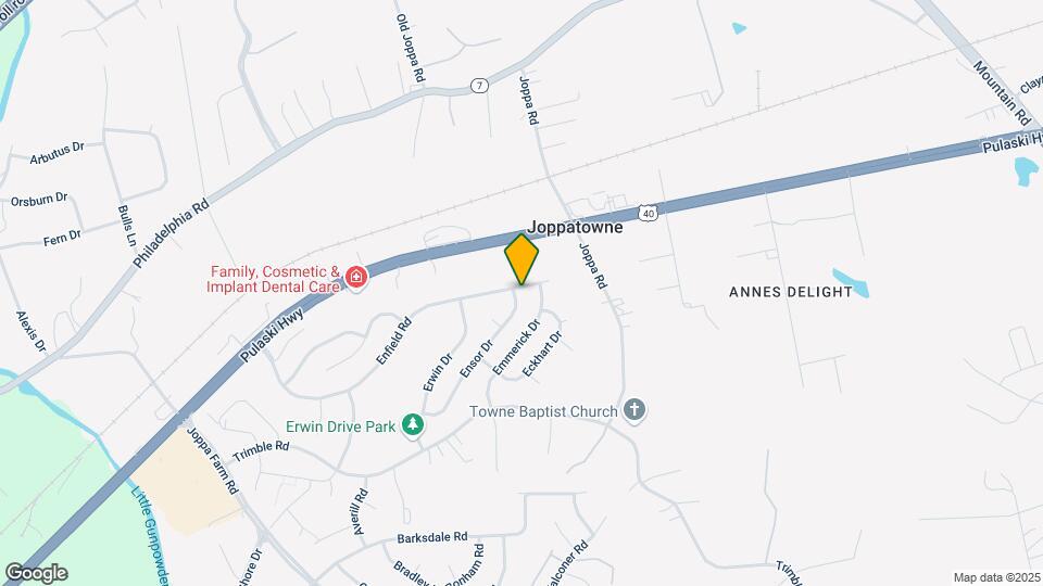 421 Enfield Rd Map and Location Details