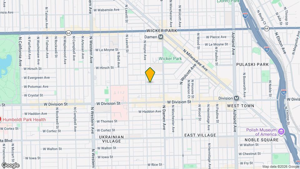 2050 W Potomac Ave Map and Location Details