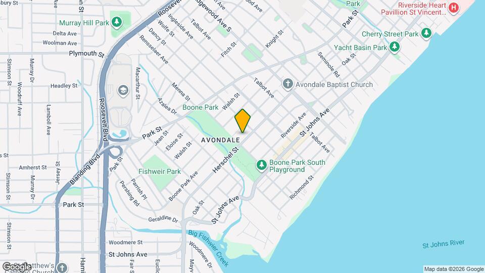 3675 Herschel St, Unit #2 Map and Location Details