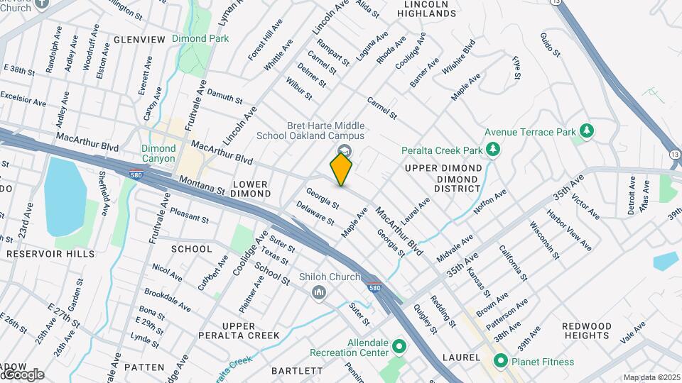 2901 MacArthur Blvd Map and Location Details