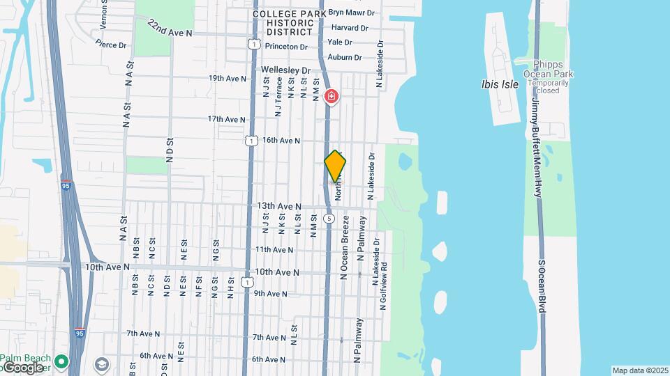 1331 North N Street Map and Location Details