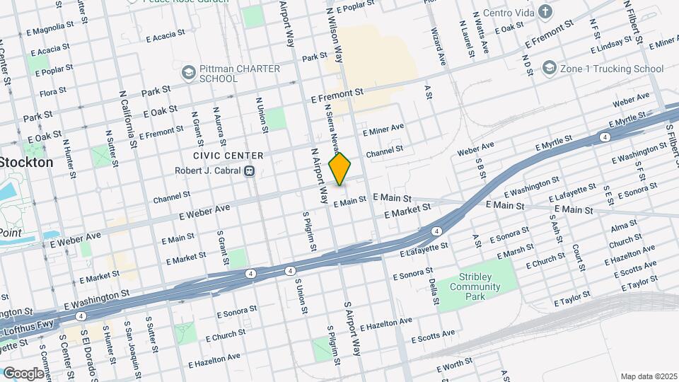 15 N Sierra Nevada St Map and Location Details