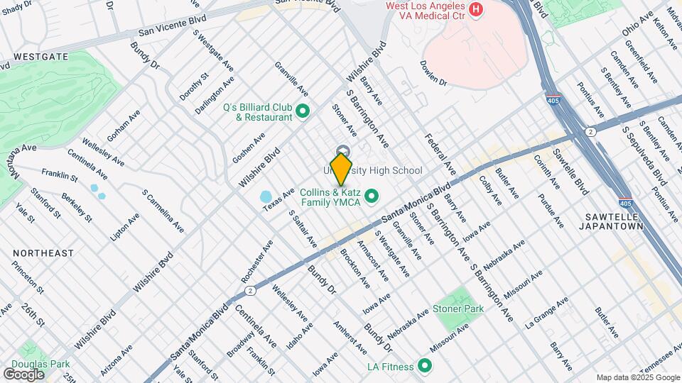 1403 S Westgate Ave Mapa y Detalles de la Ubicación