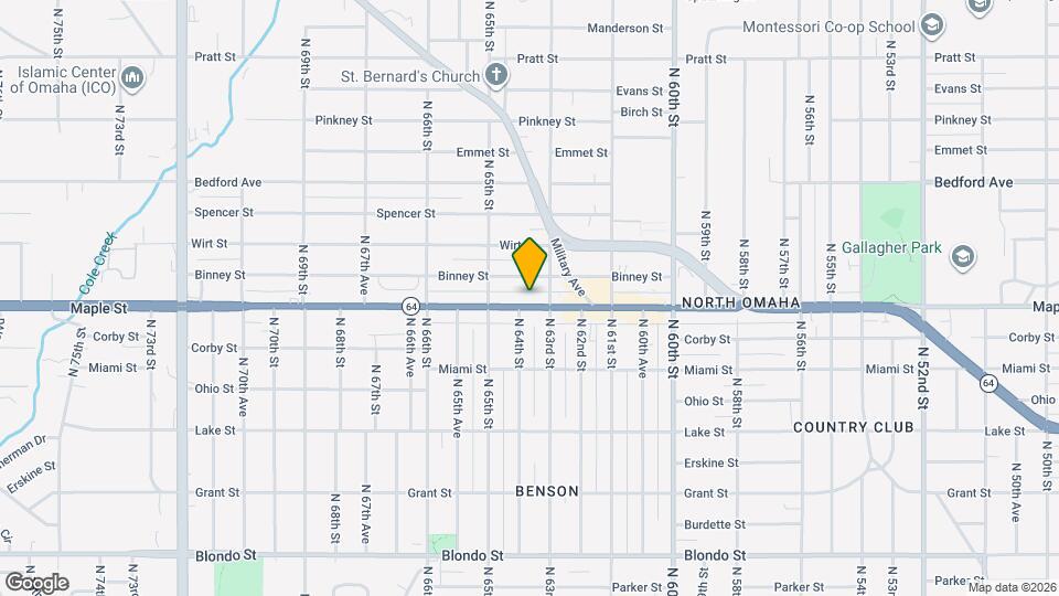 6320 Maple St Map and Location Details