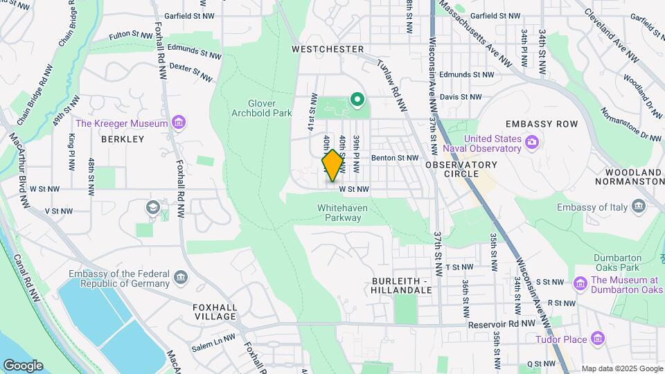 2201 40th Pl NW Map and Location Details