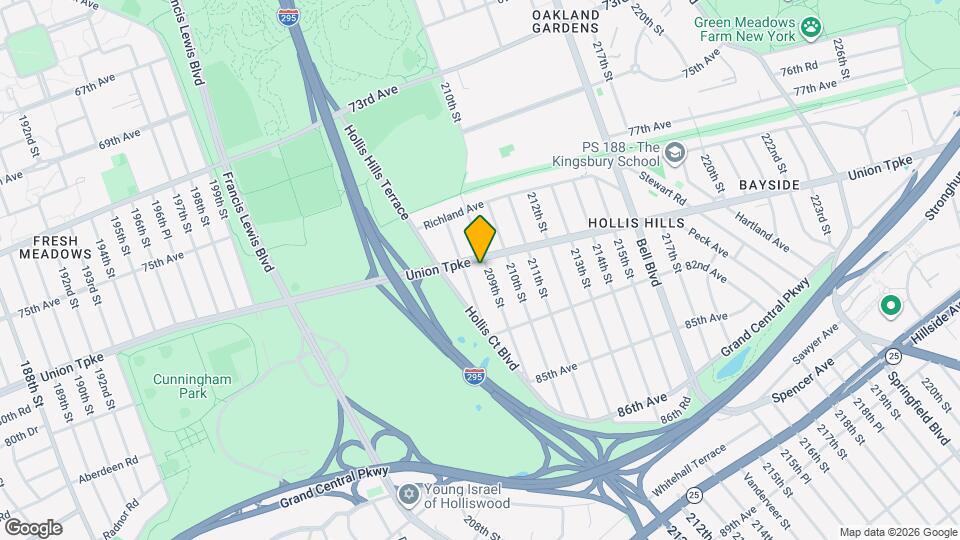 80-06 209th St Map and Location Details