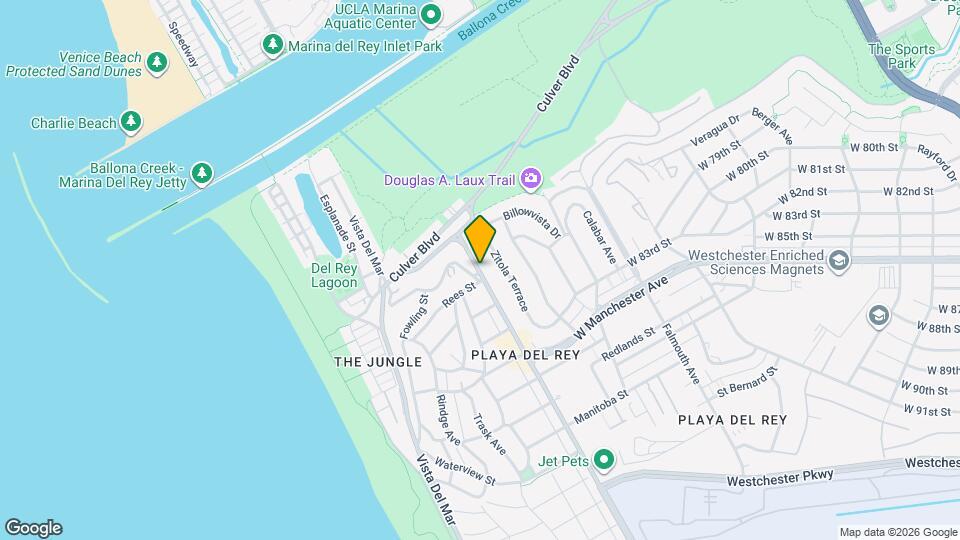 8144 Pershing Dr Mapa y Detalles de la Ubicación