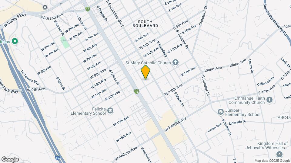 1230-1240 S Orange St Map and Location Details